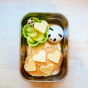 Pandaliebe, Panda, Ecolunchbox, vegetarisch